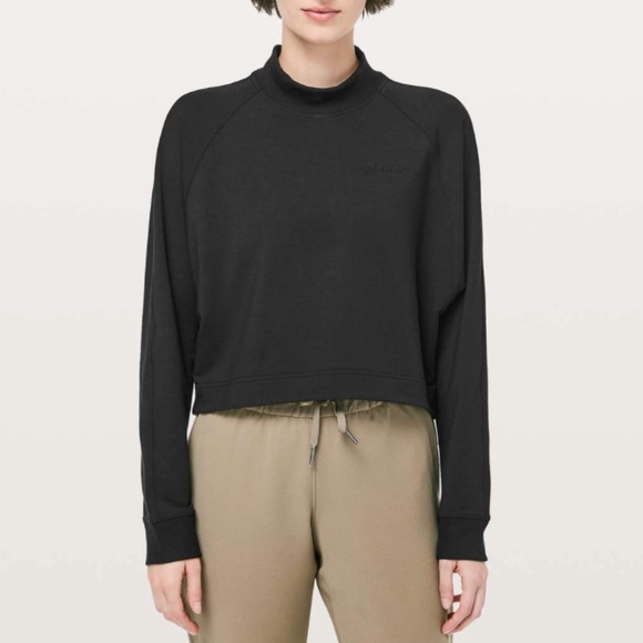 Lululemon Up High Pullover Black Size 2 - Picture 1 of 4